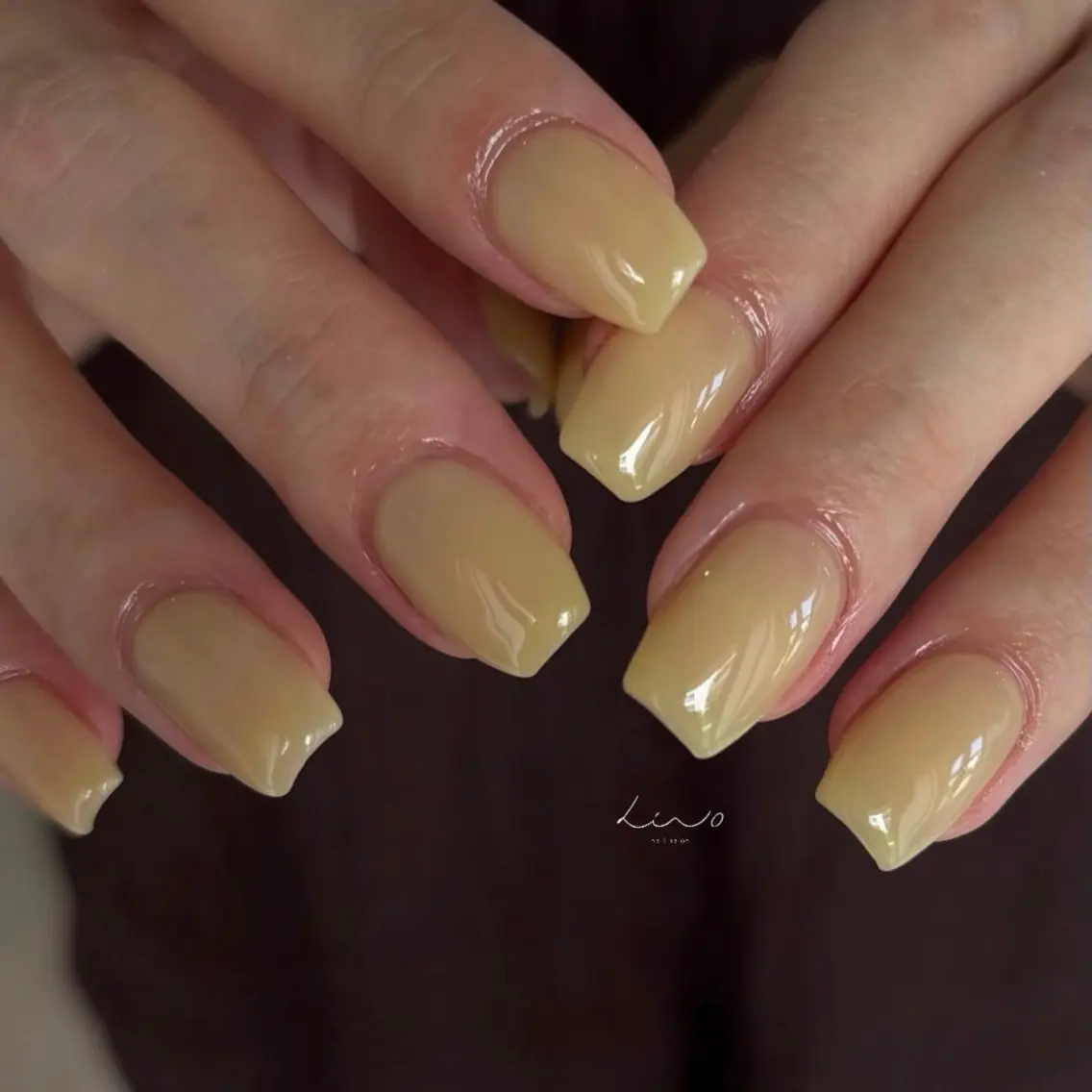 ネイル ニュアンスネイル ショートネイル ハンドネイル nail salon linoのネイルデザイン