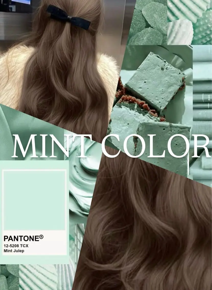 ロング カラー ベージュカラー ブリーチ 透明感カラー ダブルカラー ミント カット ヘアカラー トリートメント 髪復元×透けるカラー 新宿🌸shukaのヘアスタイル