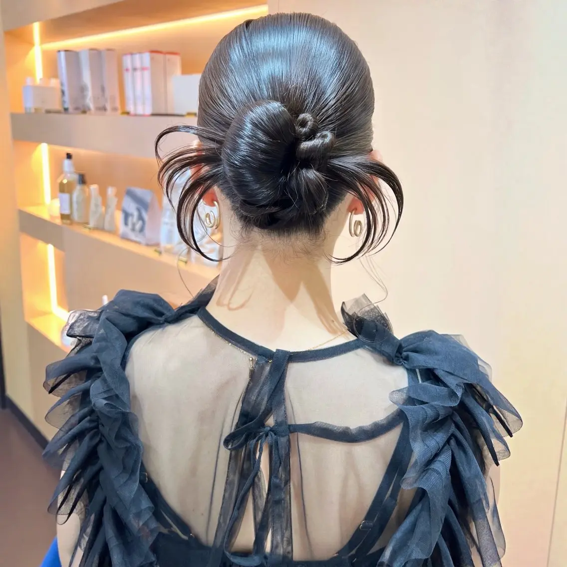 セミロング ヘアセット 💎内部補修ケアカラ ー/ブリーチなし清野のヘアスタイル