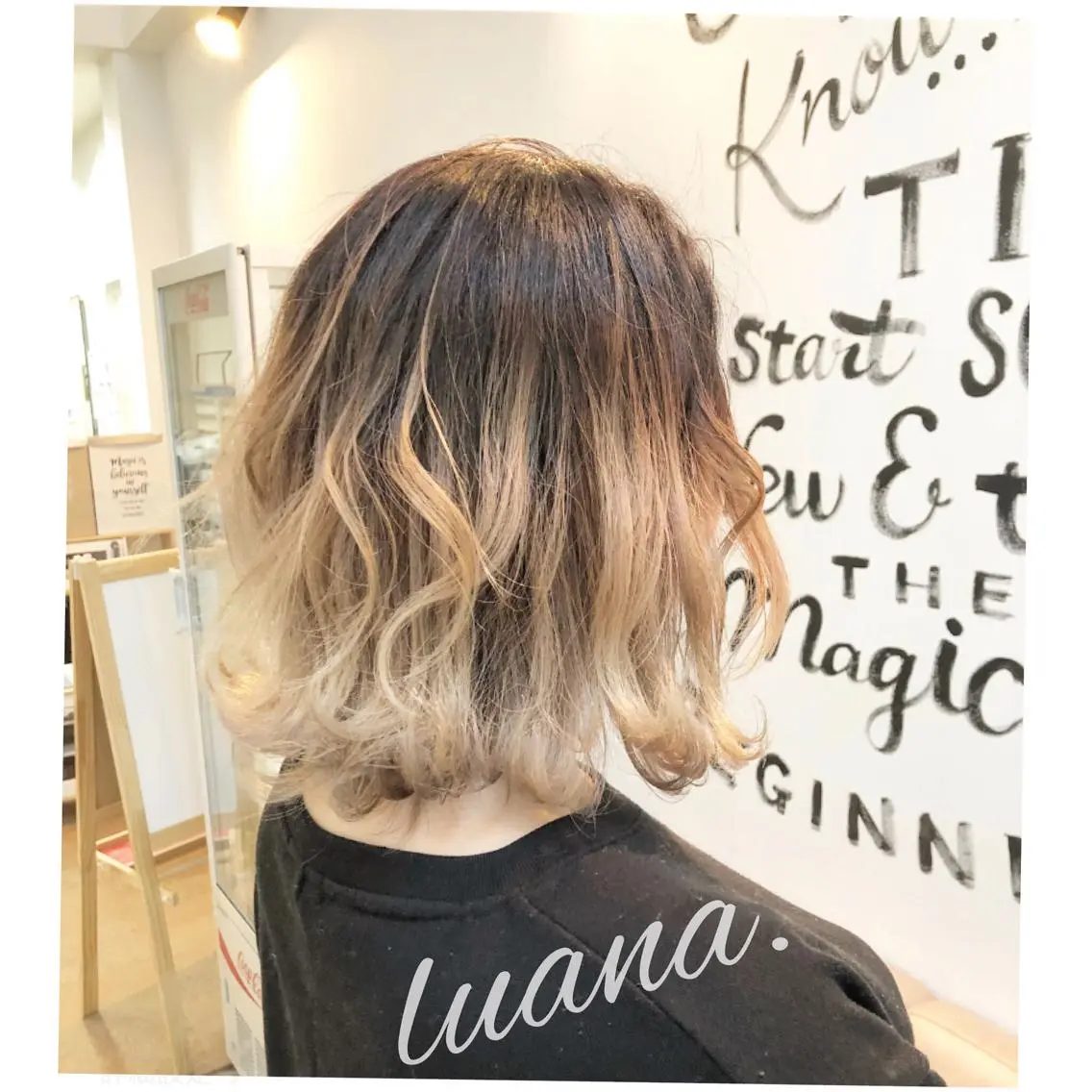 ミディアム エクステ・髪質改善・ ブリーチ・吉田大介のヘアスタイル