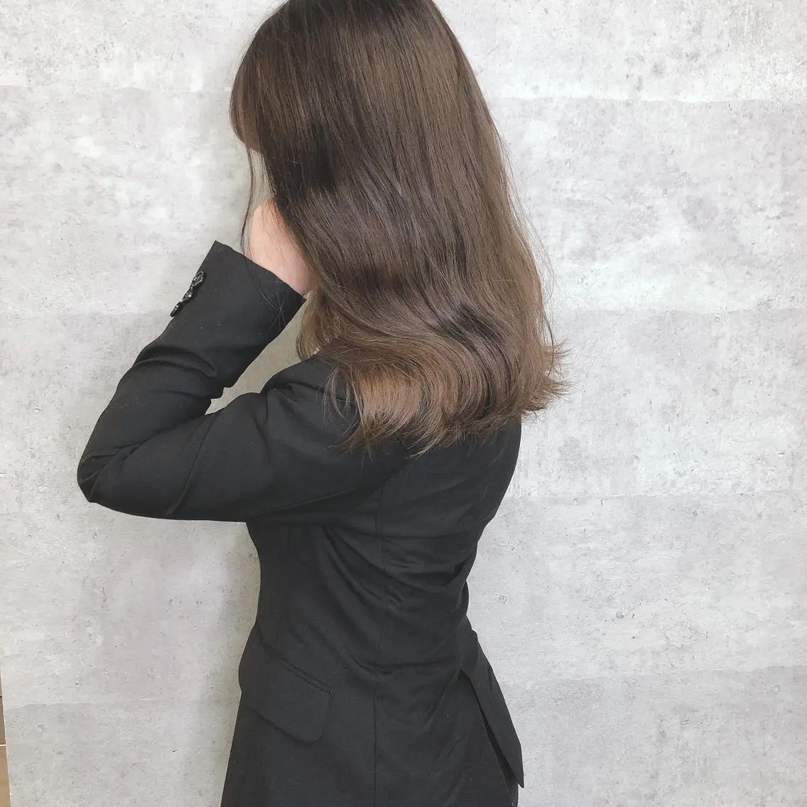 ミディアム カラー 髪質改善 中川 翔のヘアスタイル