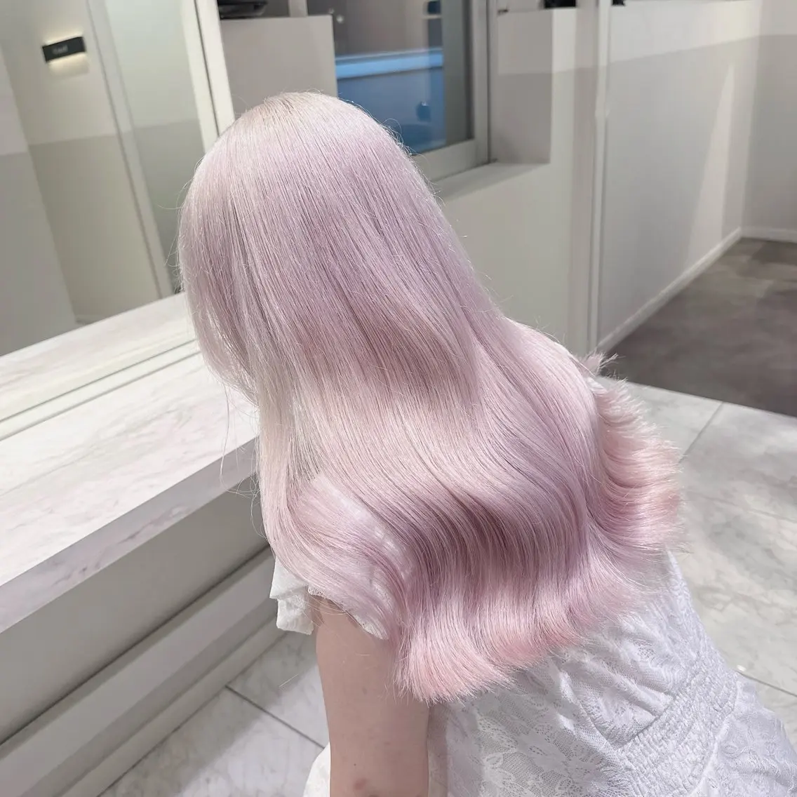ロング カラー ヘアアレンジ メンズ ヘアカラー トリートメント ブリーチの髪様 MASATOのヘアスタイル