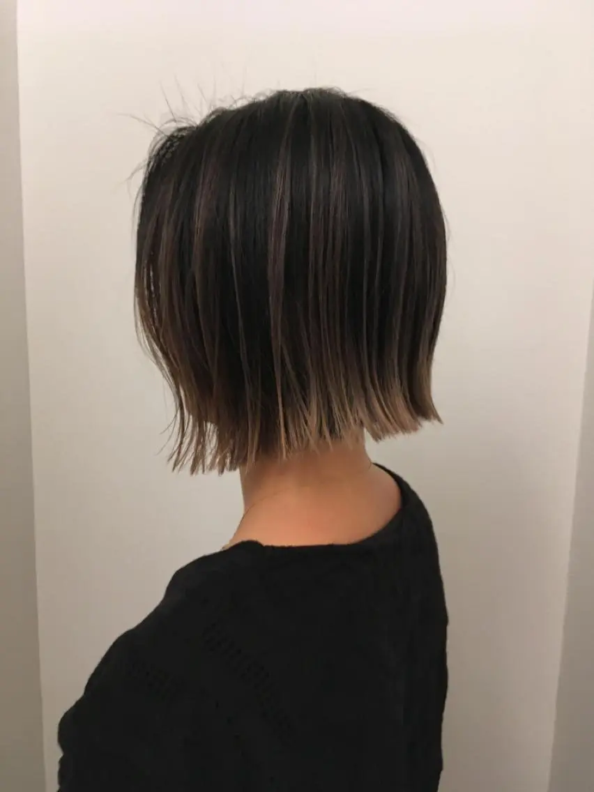 バレイヤージュカラー＋トリートメントの写真