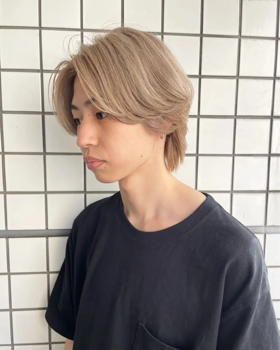 メンズ メンズハイトーン 🫧艶ハイトーン 特化🫧ライヤのヘアスタイル