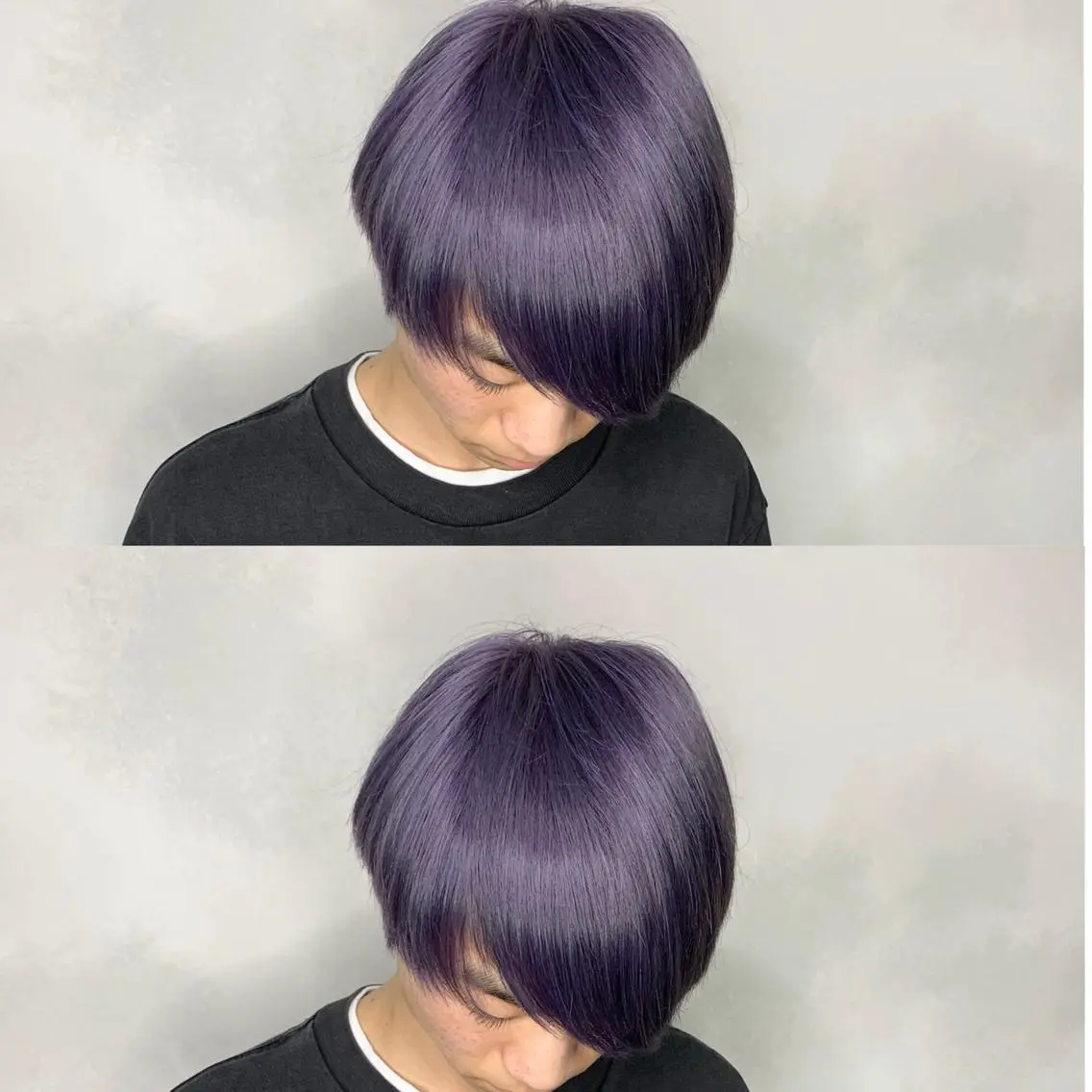 カラー タニ ユウのヘアスタイル