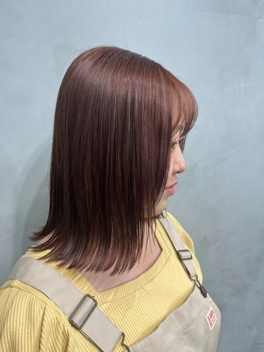 セミロング 山田 ひよりのヘアスタイル