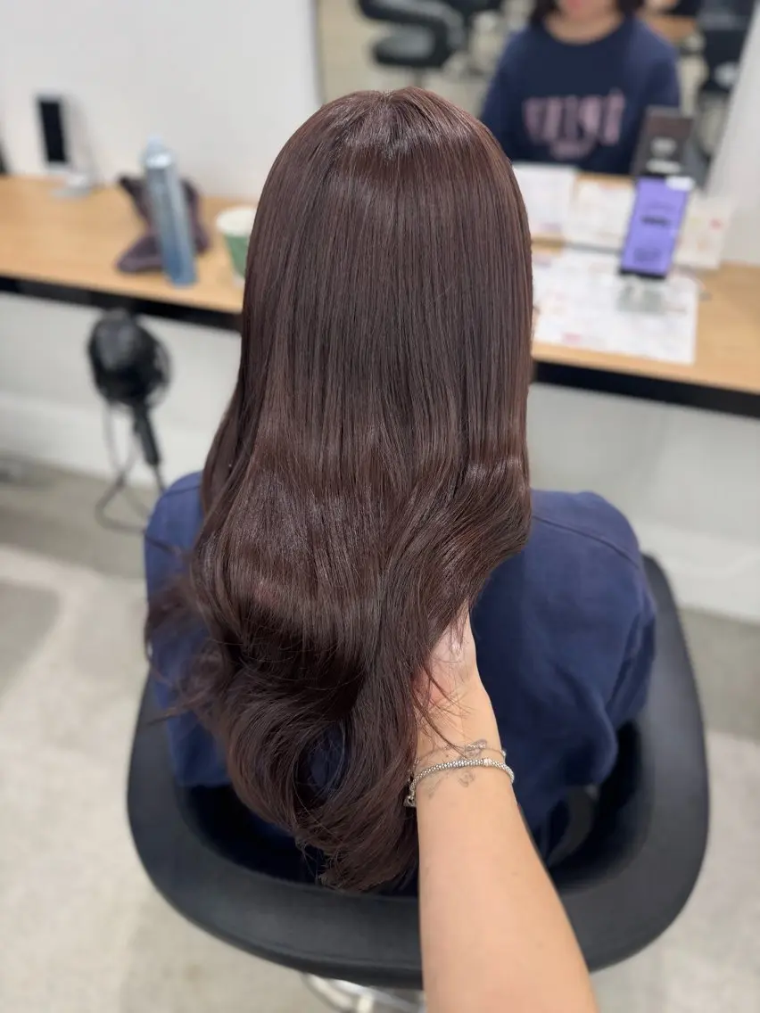 セミロング カラー ヘアアレンジ ヘアカラー トリートメント 🤍淡色ピンク&ラベ ンダーYUKI🤍のヘアスタイル