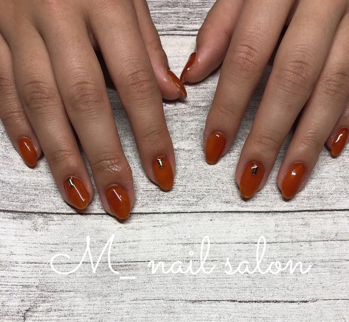 ネイル ワンカラーネイル M_ nail salonのネイルデザイン