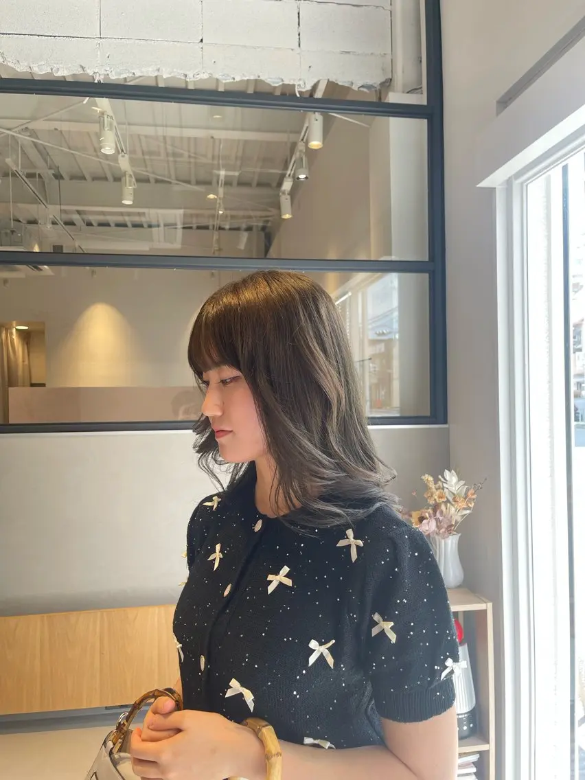ロング カラー 城間 晴人のヘアスタイル