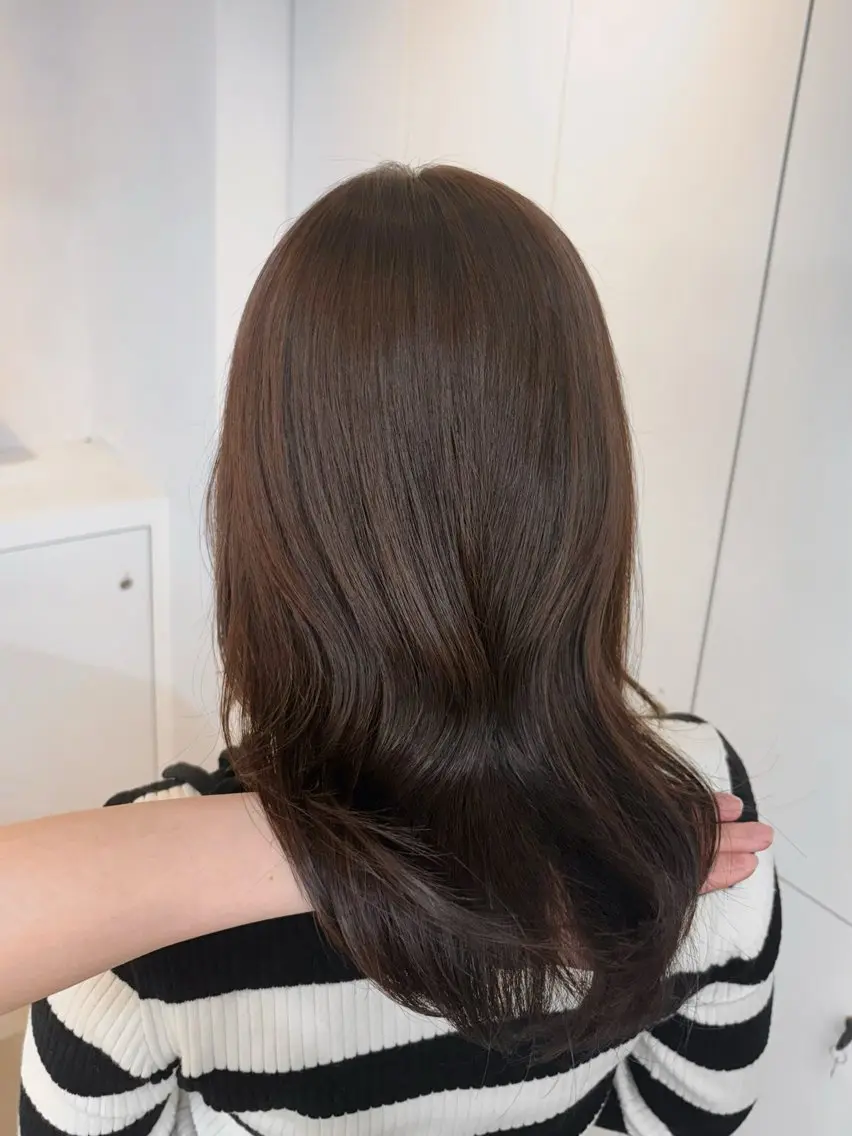 ミディアム ヘアカラー トリートメント ♡表参道/透明感 カラー/AOI🪽♡のヘアスタイル