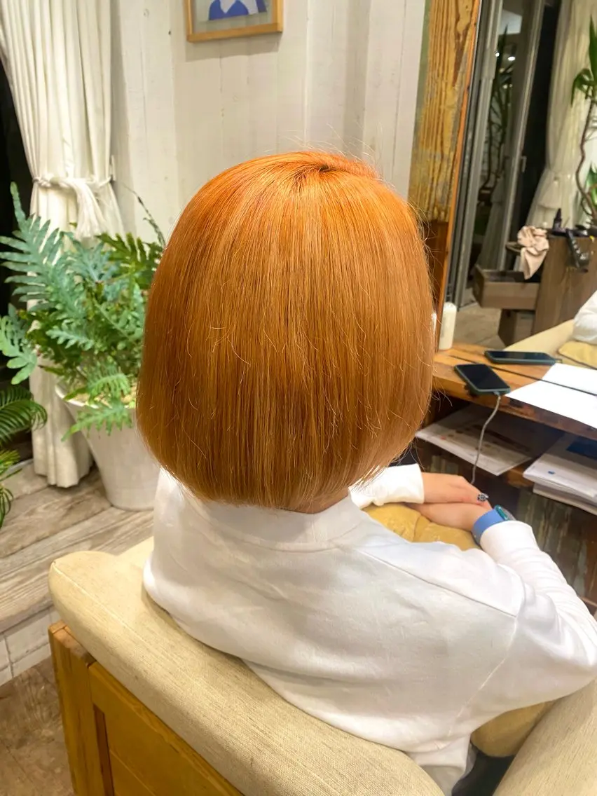 ミディアム カラー 【仙川】ショート セリナ‎🤍のヘアスタイル