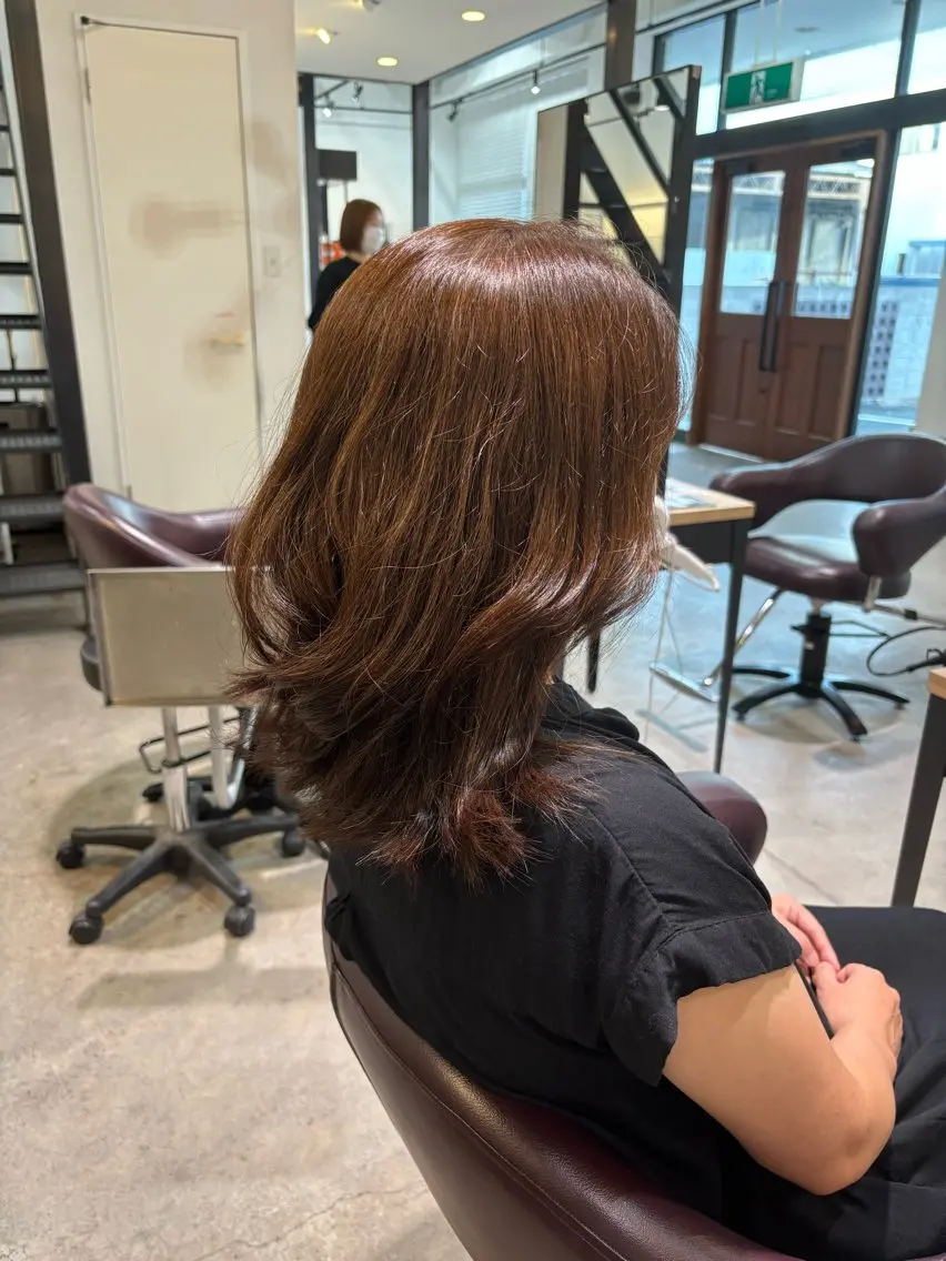 カット💇‍♂️＋ミルボントリートメント🫧(１ヶ月分の集中ケア付き) メンズ可🙆‍♀️の写真