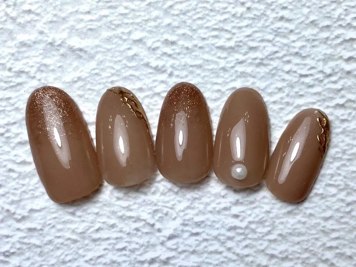 ネイル アートネイル シンプルネイル Nailist Honamiのネイルデザイン