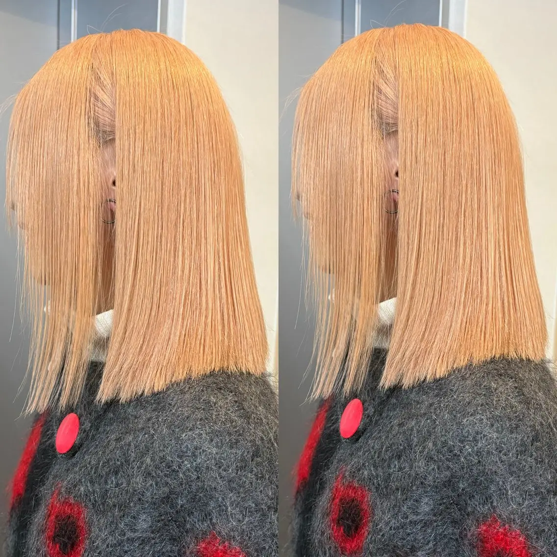 ミディアム ヘアカラー なんば、心斎橋🍓 ハイトーンnicoのヘアスタイル