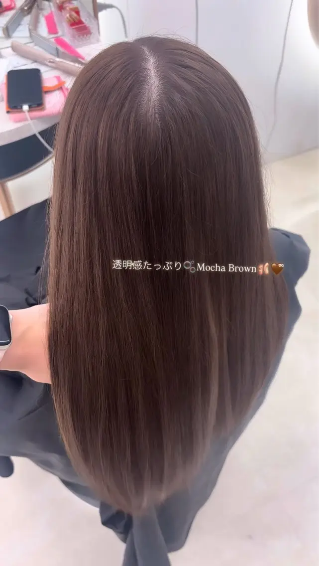 ロング カラー ヘアカラー トリートメント Ramu🎀茶屋町 モデル様募集中♡のヘアスタイル