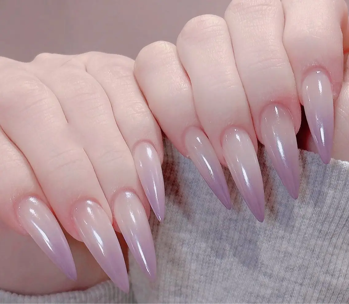 ネイル アートネイル ボルドー フレンチネイル ジェルネイル 氷ネイル・うるうるネイル ハンドネイル H.baby Nail Salonのネイルデザイン