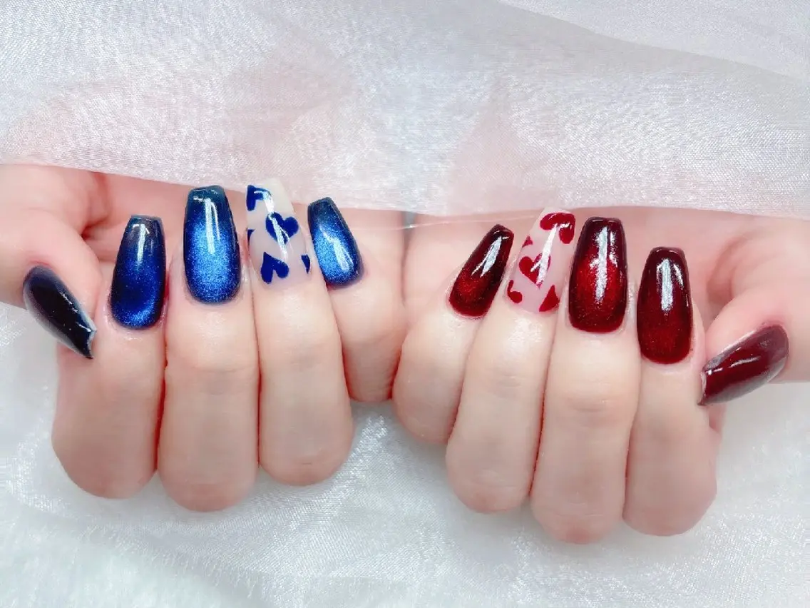 ネイル チークネイル 長さ出し フラッシュネイル フレンチネイル ジェルネイル Chouette Nailのネイルデザイン