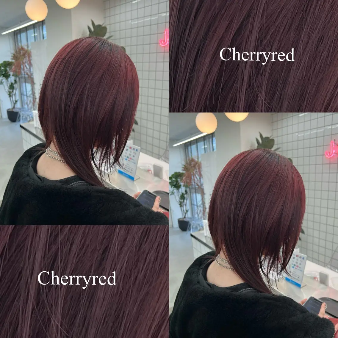 ミディアム カラー ブリーチ 透明感カラー ブリーチなしカラー レッドカラー カット ヘアカラー 🌷︎あすか🌷 JILLSTUDIOのヘアスタイル