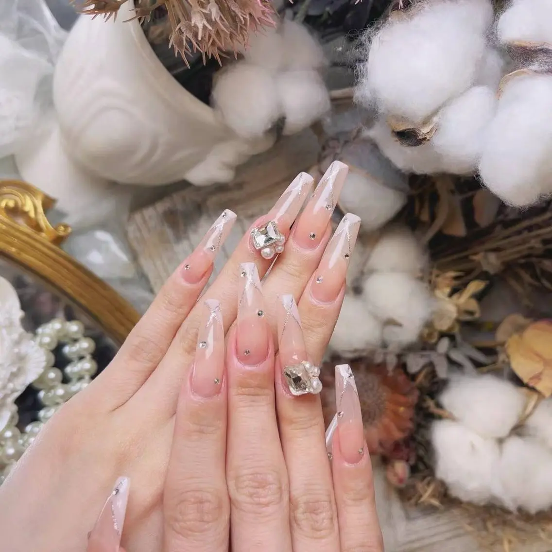 ネイル アートネイル クリアネイル フラワーネイル フットネイル フレンチネイル Babarla nailのネイルデザイン