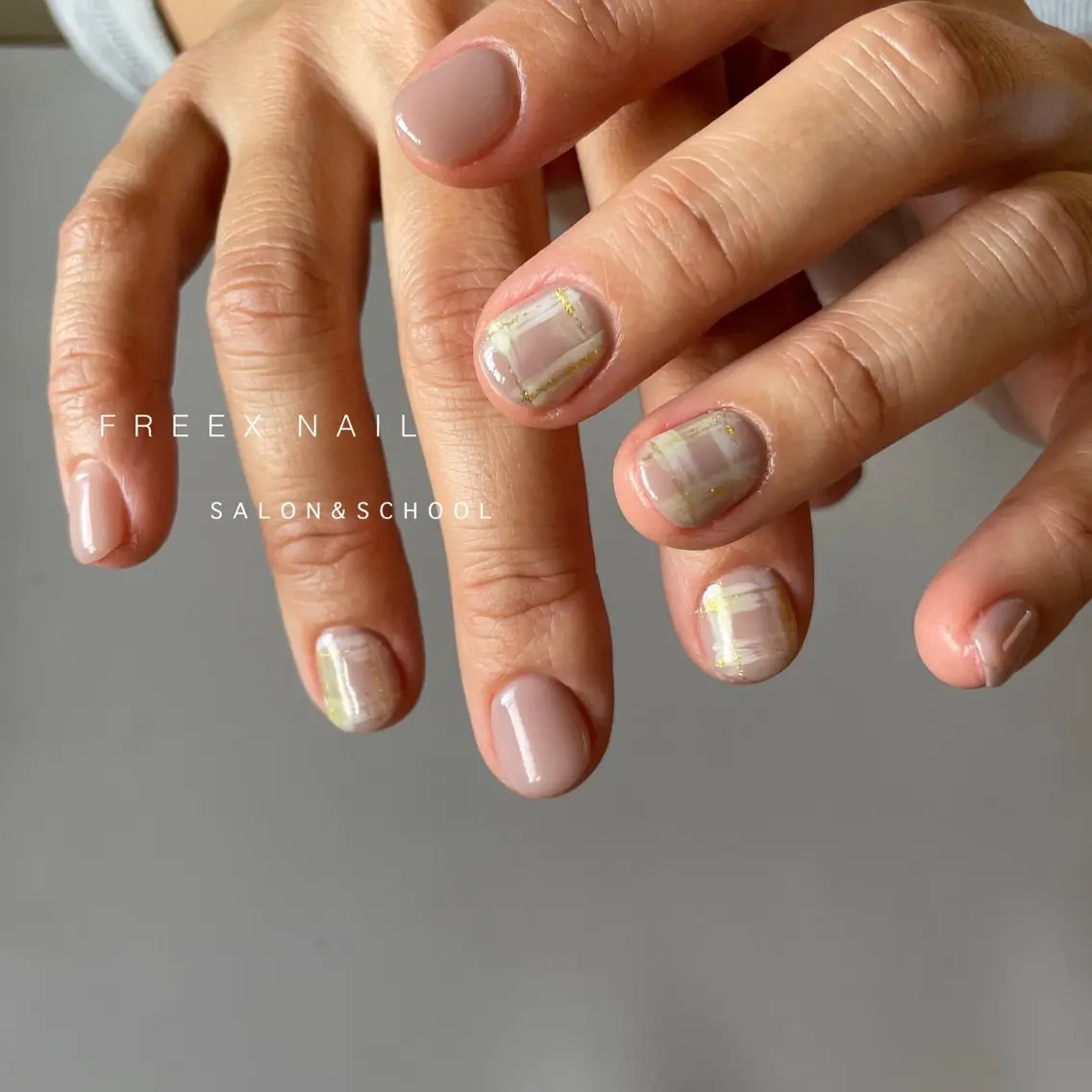ネイル ハンドネイル ハンドケア freex nail /ニュアンス/個性派のネイルデザイン