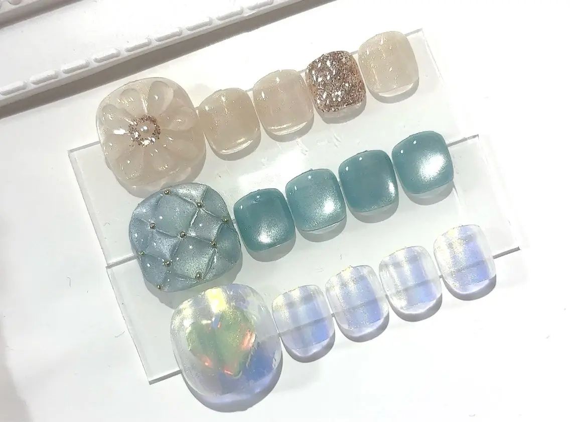 うるつや×きらきらの夏フット👣💎　6/15まで限定✨の写真