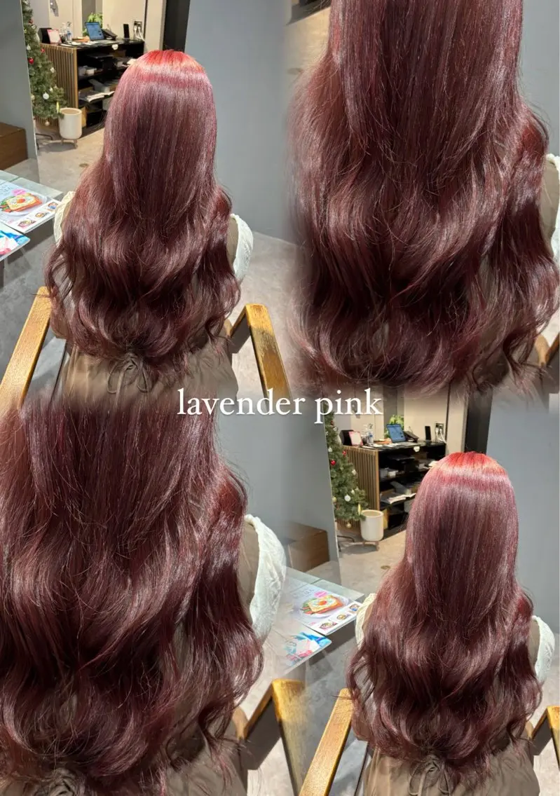 ロング トリートメント ヘアカラー Yuuka/ w colorのヘアスタイル