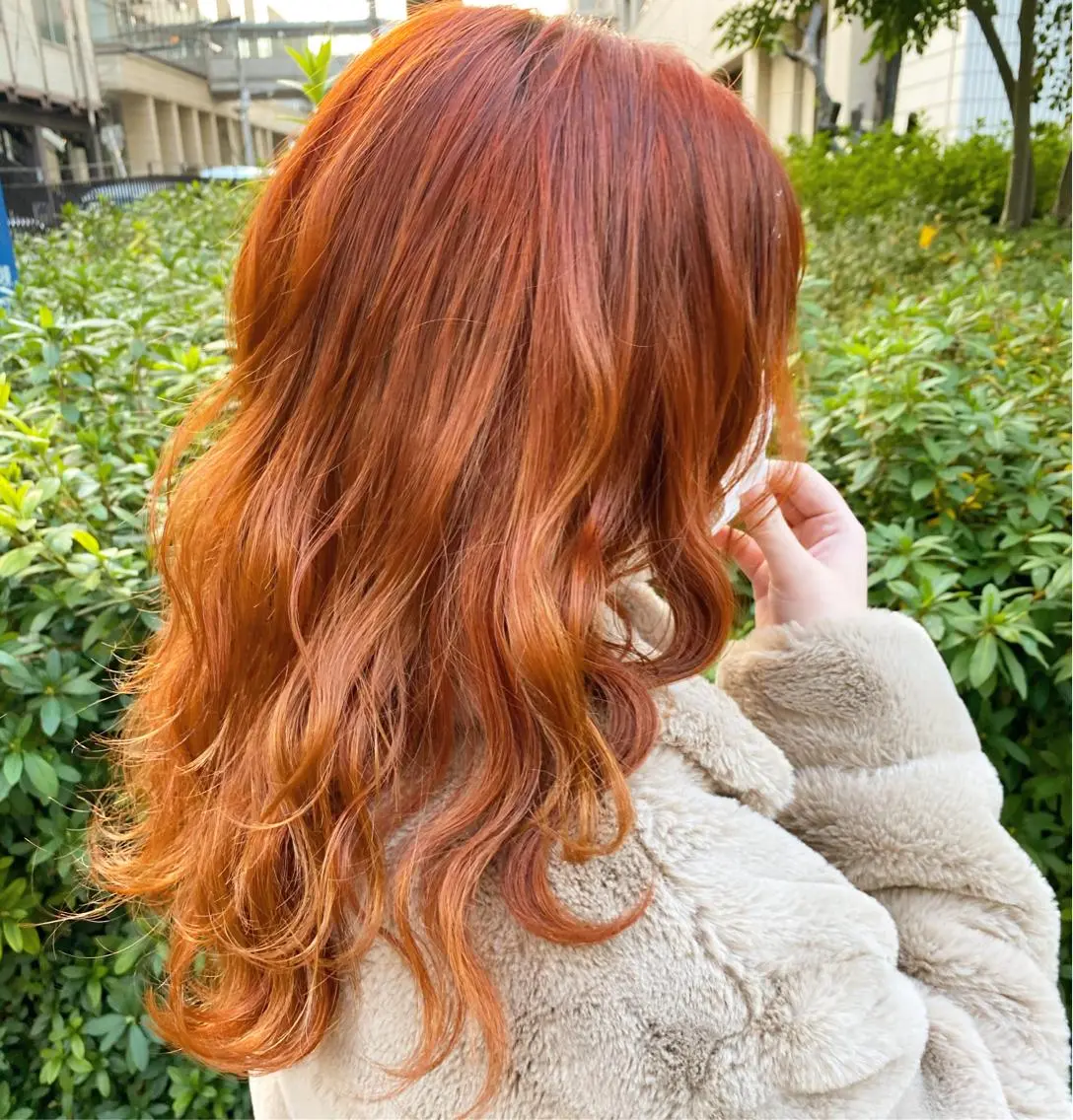 ロング カラー アッシュ ベージュカラー カシス ハイライトカラー ハイトーンカラー 🧡色落ちまで2度 楽しめる🧡ヨシキのヘアスタイル