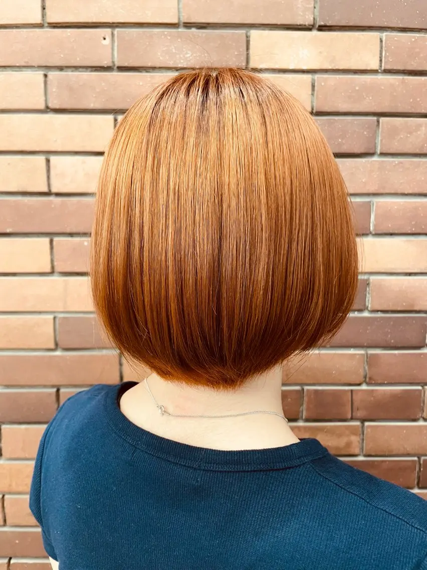 カラー ブラウンカラー オレンジ オレンジブラウン ✨️艶髪/似合わせ 大島一希✨️のヘアスタイル