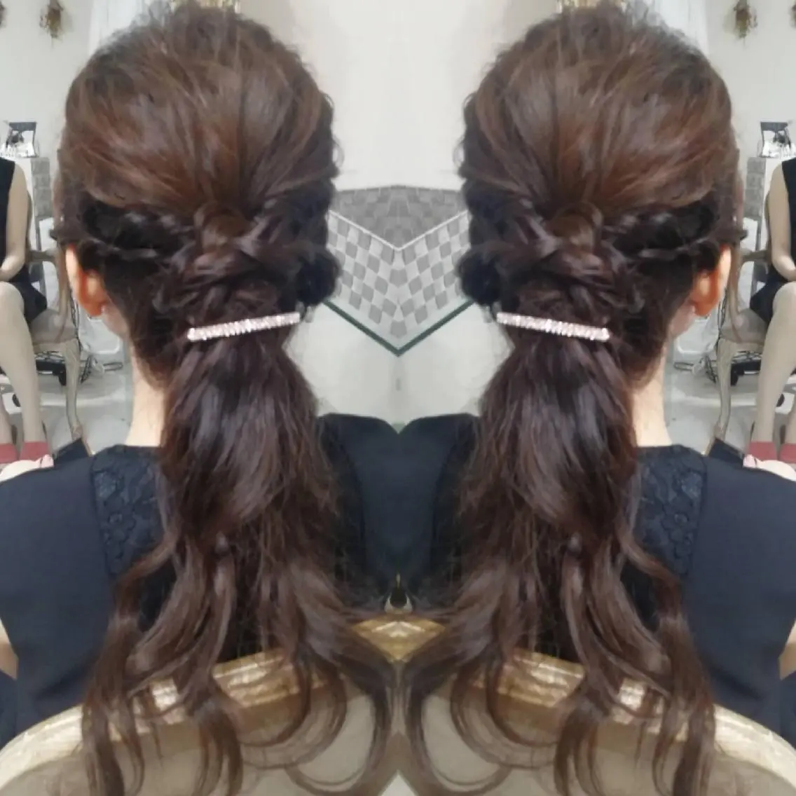 ロング カラー ヘアアレンジ See by merの眉毛・アイブロウイメージ