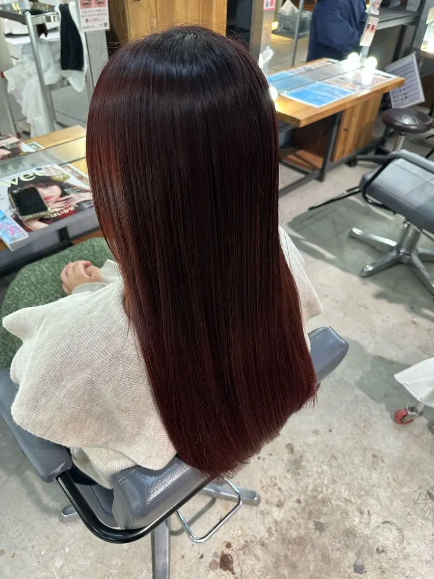 ロング カラー 髪質改善 カット ヘアカラー 溜一太／似合わせ/ メンズカットのヘアスタイル