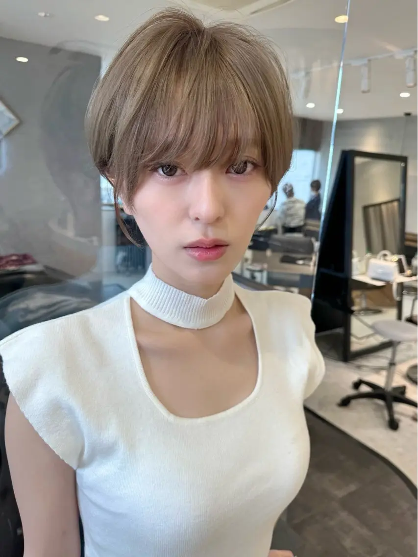 ショート ショートヘア カット ヘアカラー トリートメント 石川直樹 似合わせカット✨のヘアスタイル