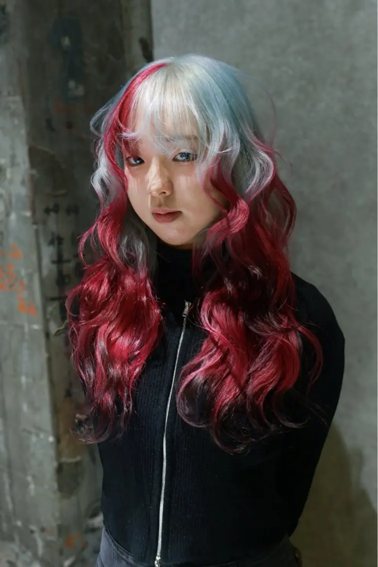 ロング カラー ヘアカラー 梅田デザインカラー 🌈🏆ヒノキのヘアスタイル