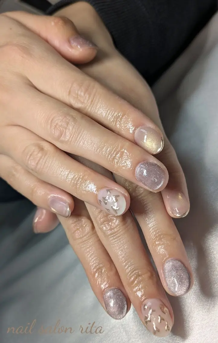 ネイル ハンドネイル 柴田 理紗のネイルデザイン