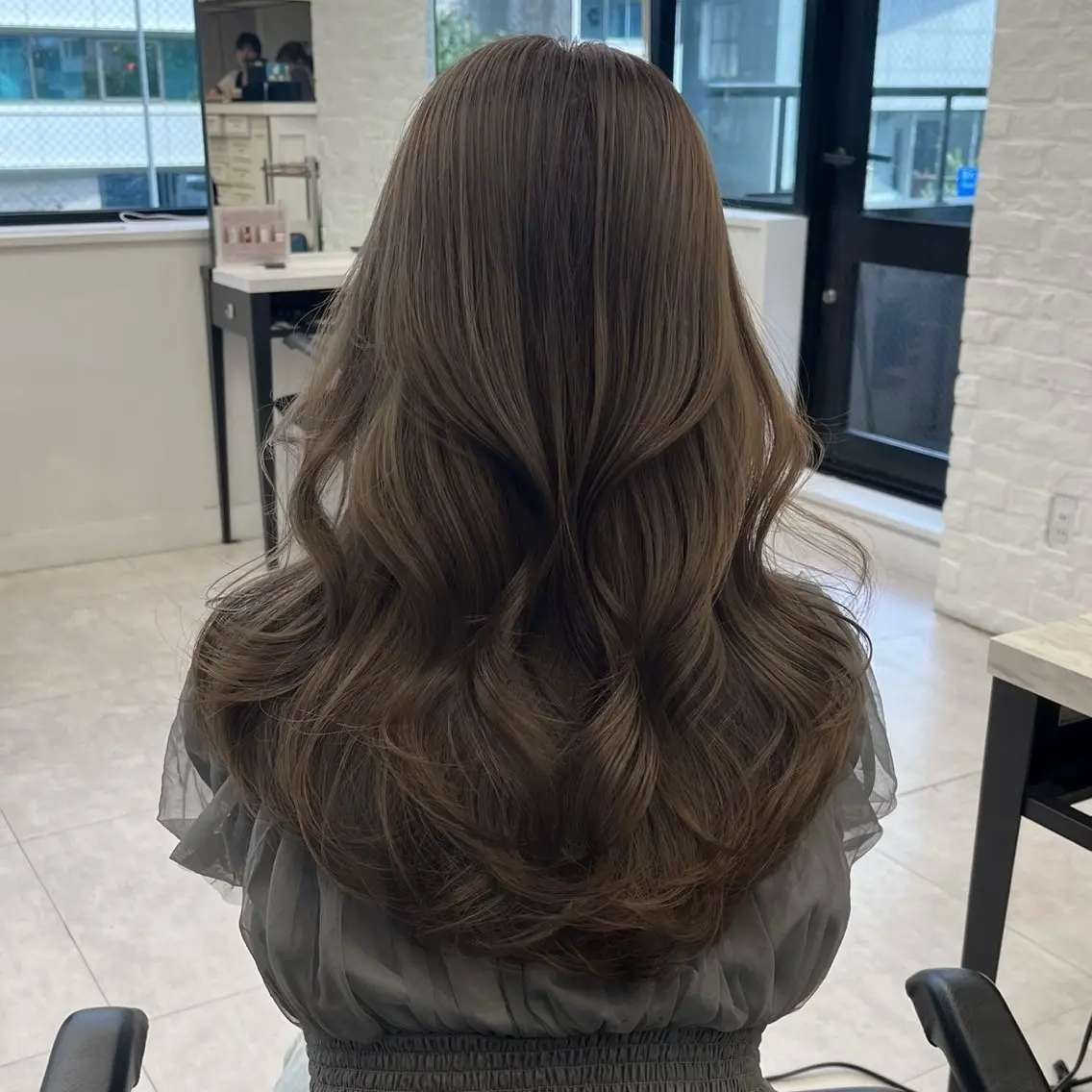 セミロング カラー パーマ ヘアアレンジ メンズ メンズ韓国風 イルミナカラー 髪質改善 韓国風ヘア レイヤーカット 韓国ヘア×2way 🇰🇷和知拓郎のヘアスタイル
