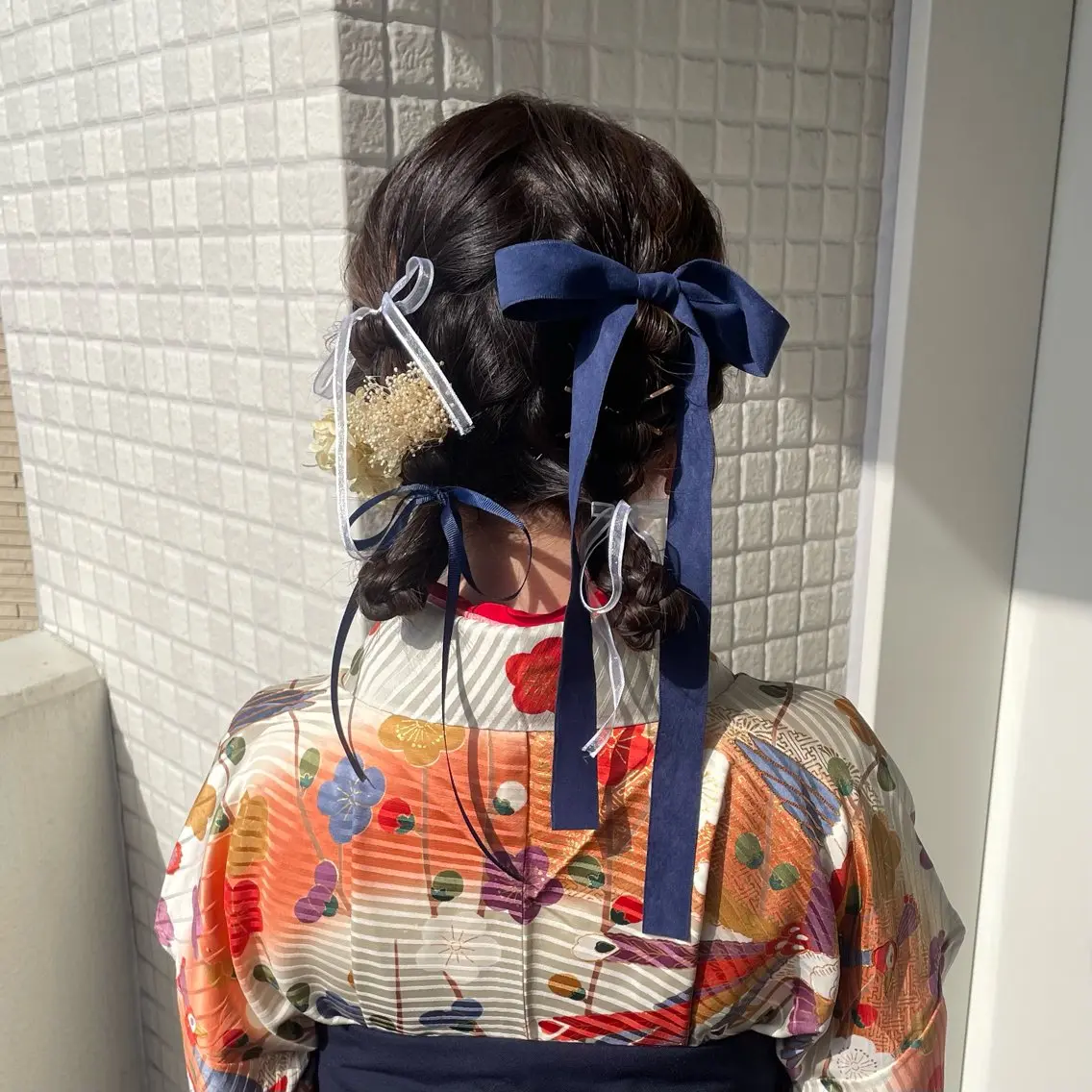ヘアアレンジ 銀座：似合わせカラー オリーブ🫒アレンジのヘアスタイル