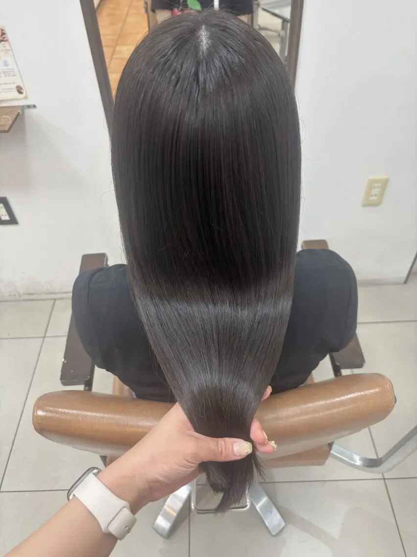 ミディアム トリートメント 頭皮×髪質改善 透明感カラー💎中村のヘアスタイル