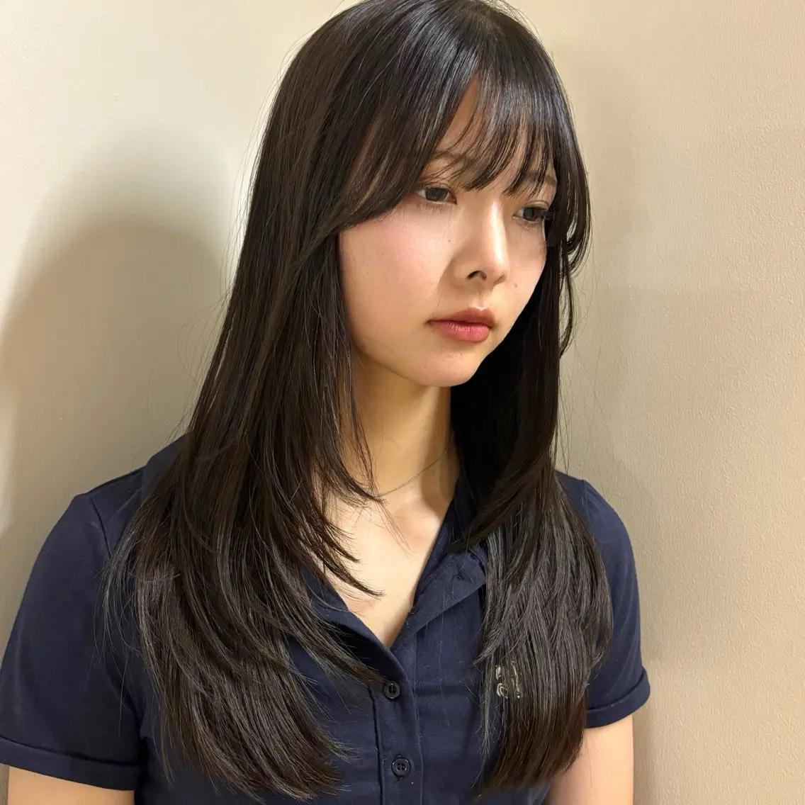 ロング カラー カット ヘアカラー 柏木 鈴のヘアスタイル