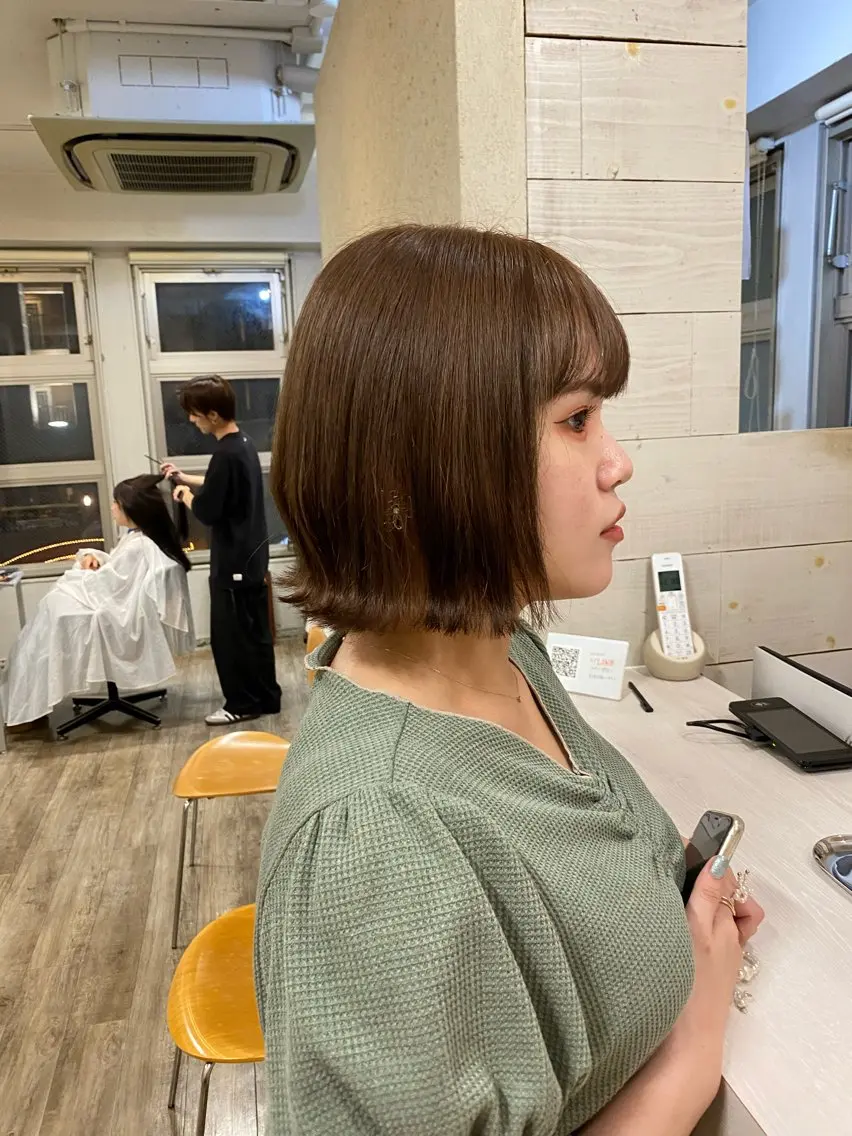 【人気no.3✨】🫧初回限定クーポン🫧カット+ダメージレスカラー+しっとりメリートリートメントの写真