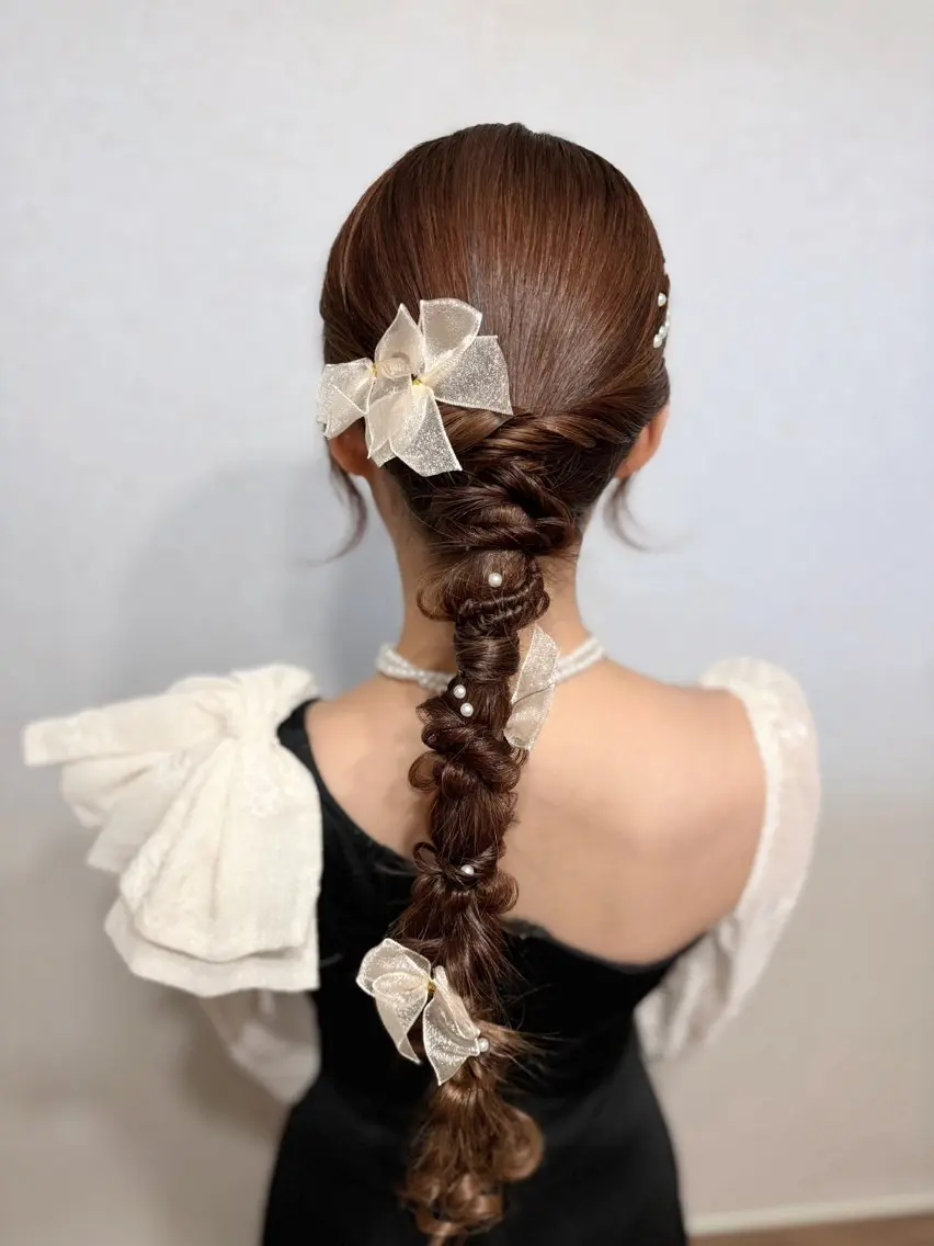 ヘアアレンジ ヘアセット hair salon【クラン】のヘアスタイル