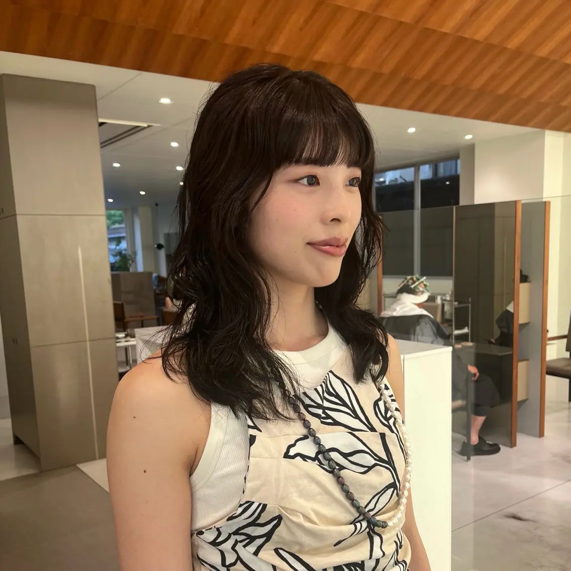 似合わせカット+デザインパーマの写真