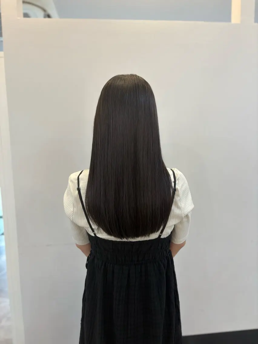 ロング 韓国風レイヤー/メン ズパーマ✨みずか💜のヘアスタイル