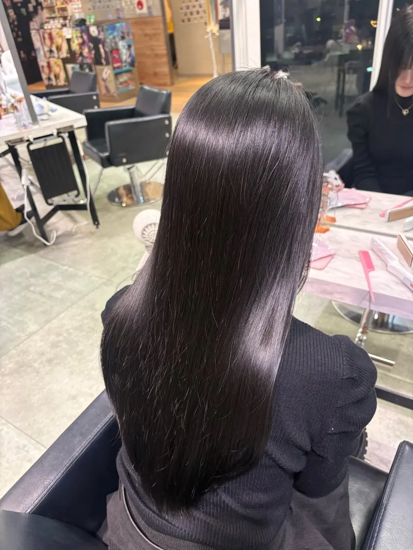 ロング カラー ヘアカラー トリートメント 推しカラー/ ミクのヘアスタイル