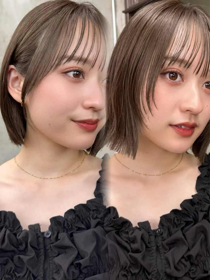 【✨️今だけご新規様期間限定超🉐】似合わせ小顔カット×透明感カラー×極上トリートメント ¥23,600→¥14,560の写真