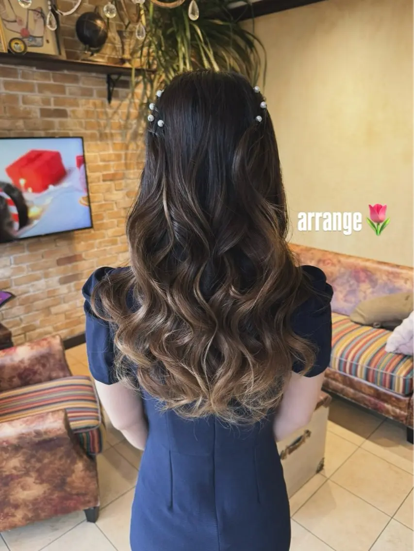ロング ヘアセット Lyhair🦊🎀 AKIのヘアスタイル