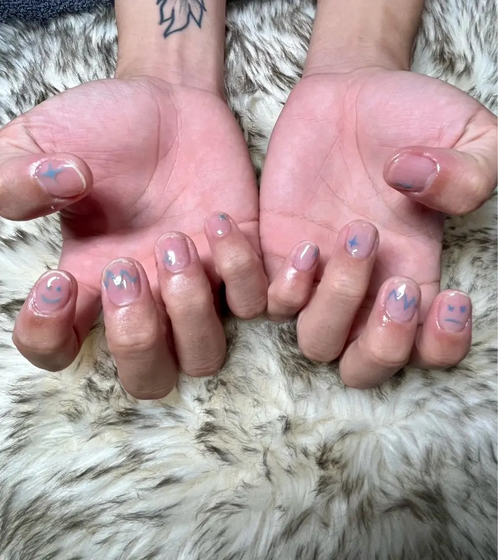 ネイル メンズネイル シンプルネイル nailroom HARU.のネイルデザイン
