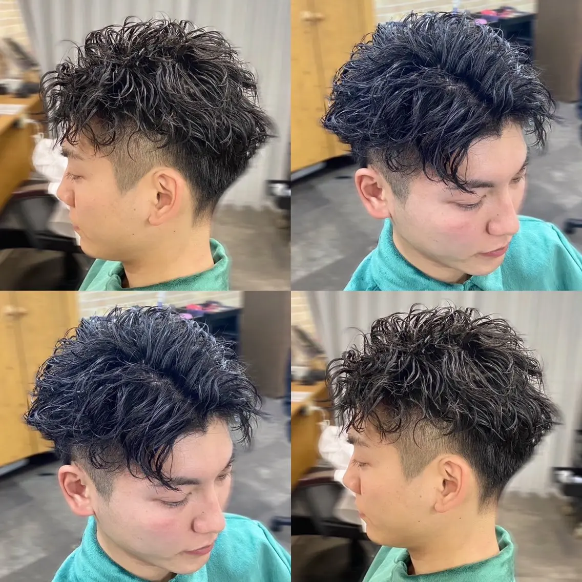 ショート パーマ メンズ 👑錦糸町/毛流れ パーマ特化/NORIのヘアスタイル