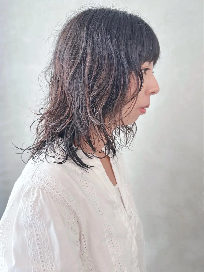 ショート パーマ カット パーマ ボブ/ゆるふわ ボブパーマ/とういのヘアスタイル
