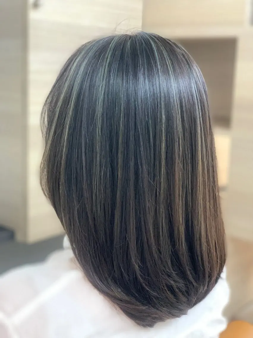 ミディアム 髪質改善 ヘアカラー トリートメント 髪質改善　用賀美容院 比嘉　廣樹のその他イメージ