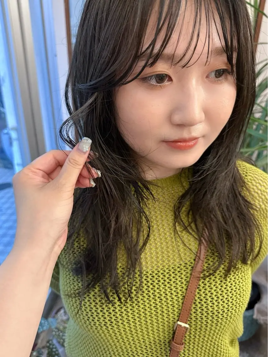 セミロング カラー ヘアカラー トリートメント 🐏nao /レイヤーカット🐏のヘアスタイル