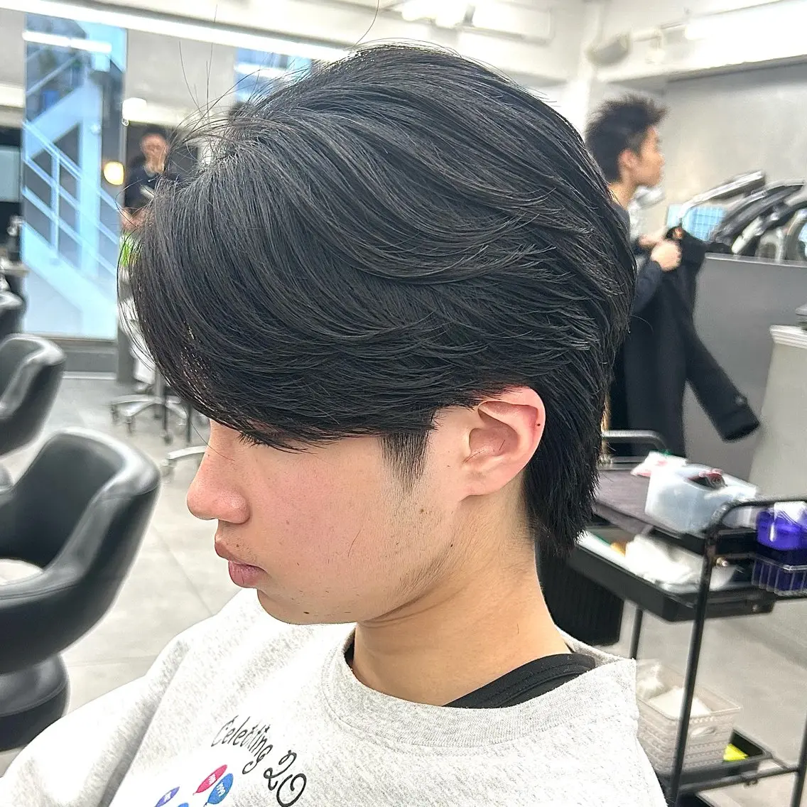 パーマ メンズ カット パーマ トリートメント 韓国ヘア🇰🇷 メンズパーマ/つかさのヘアスタイル